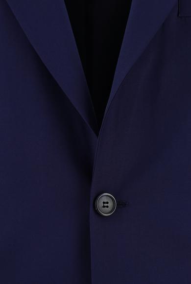 Erkek Giyim - KOYU MAVİ 50 Beden Klasik Takım Elbise