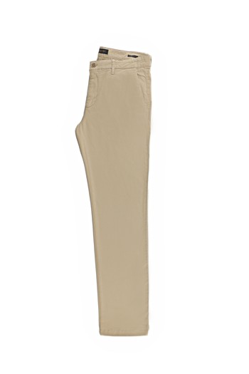 Regular Fit Likralı Kanvas / Chino Pantolon