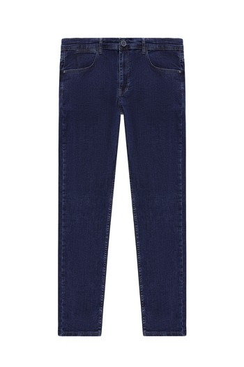 Regular Fit Likralı Denim Pantolon