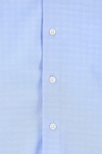 Uzun Kol Slim Fit Dar Kesim Desenli Pamuk Gömlek