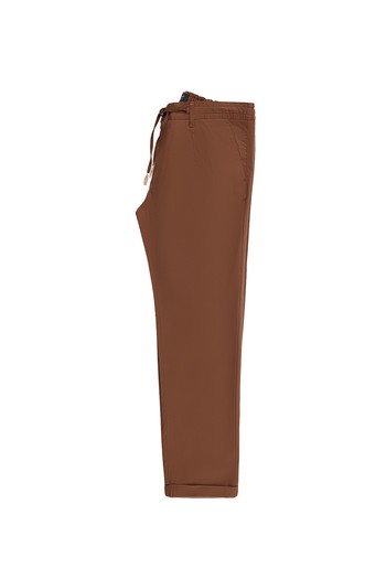 Regular Fit Likralı Beli Lastikli İpli Pantolon