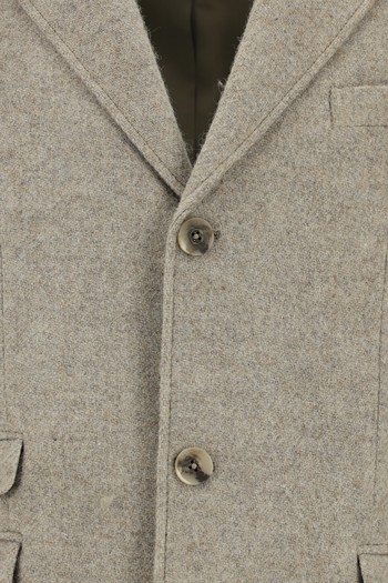 Slim Fit Dar Kesim Yün Palto