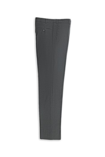 Slim Fit Dar Kesim Yünlü Klasik Kumaş Pantolon