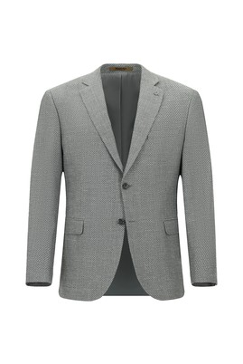 Regular Fit Yünlü Desenli Ceket